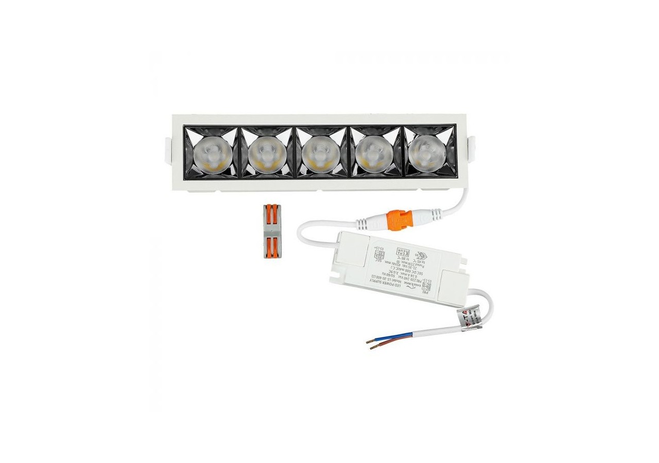 Downlight LED SAMSUNG Chip 20W Réflecteur SMD 12° 2700K