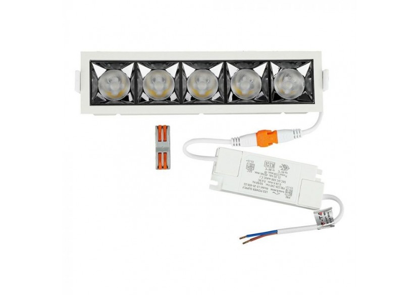 Downlight LED SAMSUNG Chip 20W Réflecteur SMD 12° 2700K