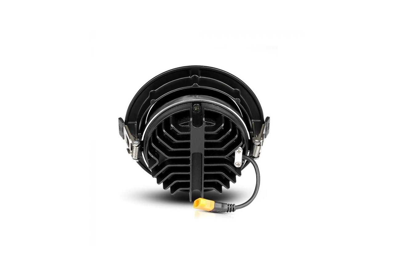 Downlight LED SAMSUNG Chip 30W COB Réflecteur Noir 6400K