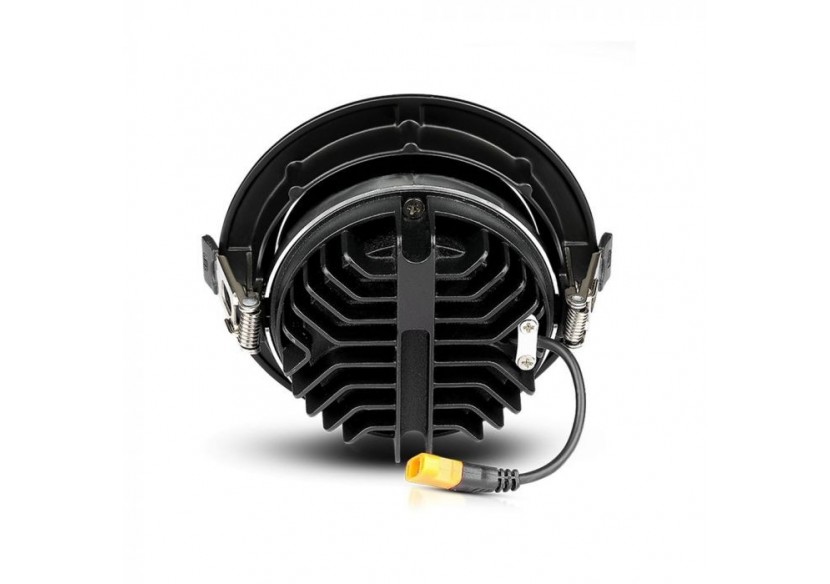 Downlight LED SAMSUNG Chip 30W COB Réflecteur Noir 6400K