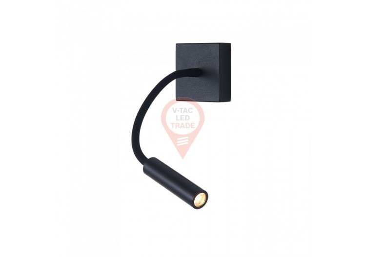 Lampe de Chevet LED 3W Noir 3000K