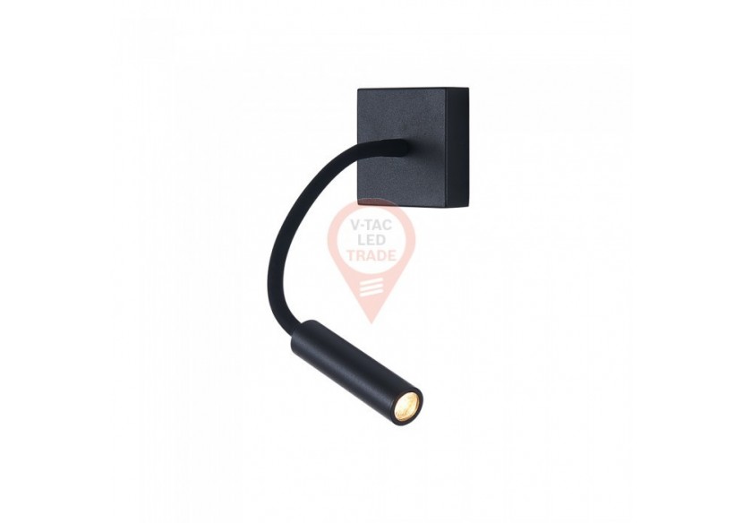 Lampe de Chevet LED 3W Noir 3000K