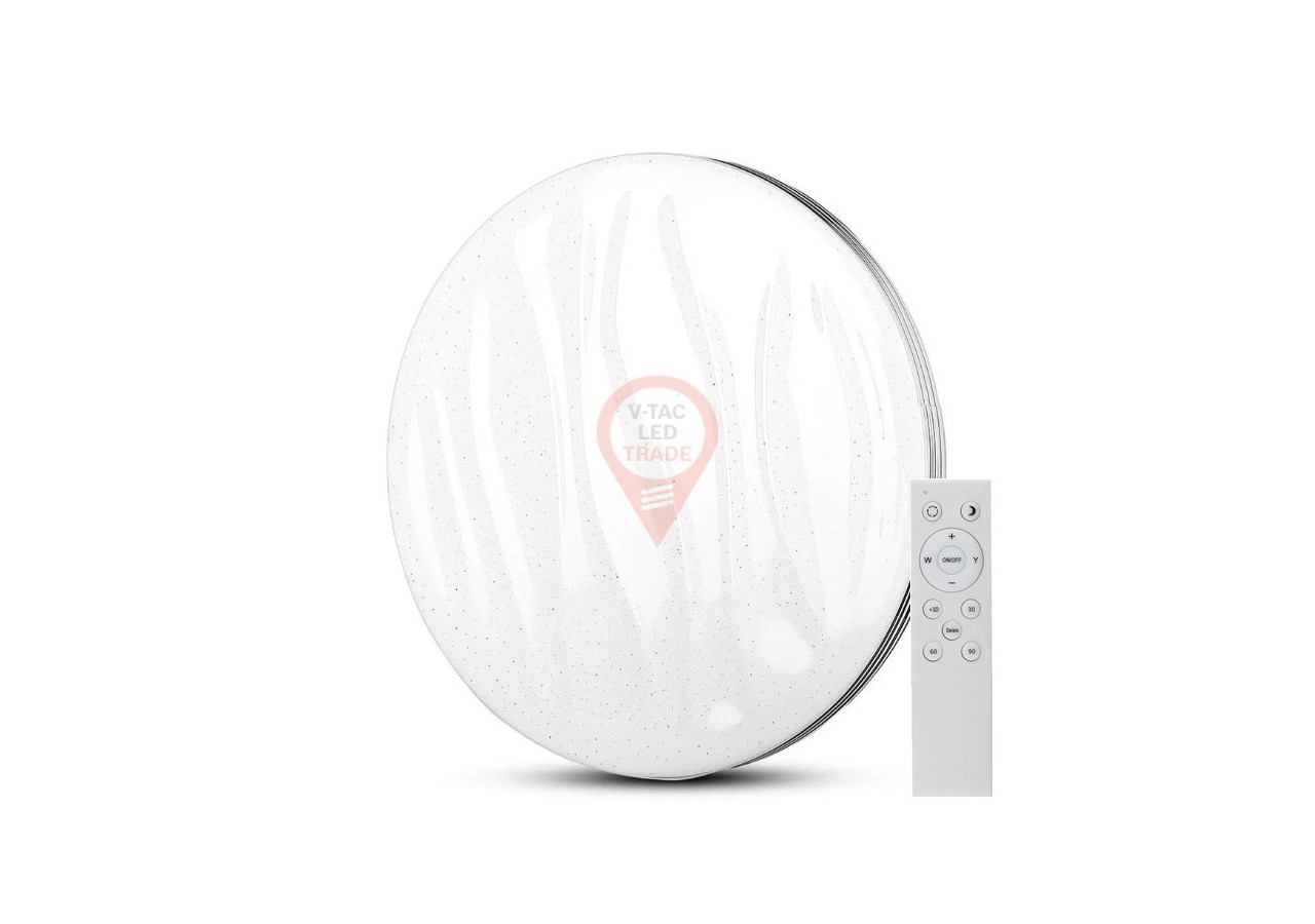 Dôme lumineux design LED 40 W, 3 en 1, télécommande, intensité variable, onde ronde