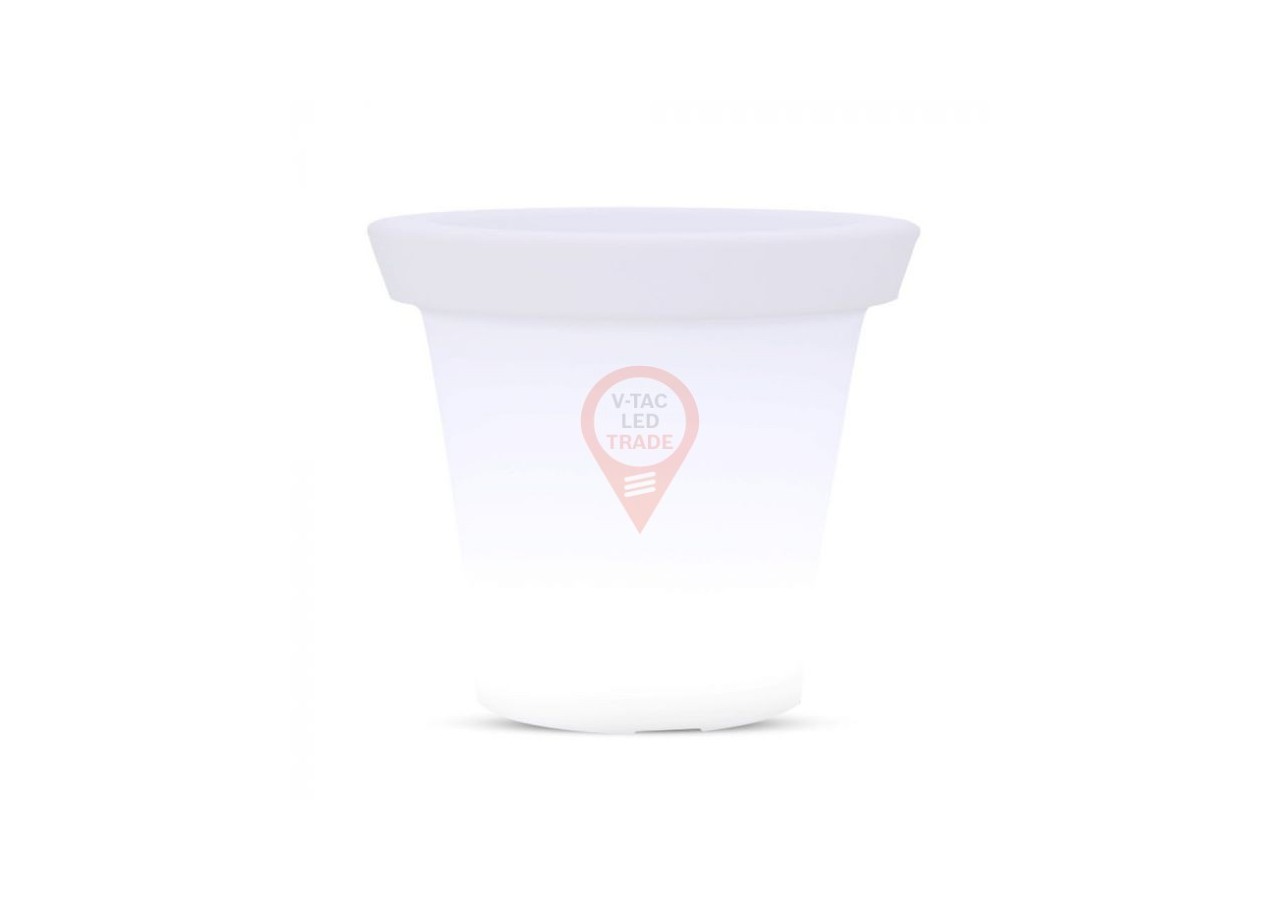 Pot lumineux LED RVB 35,5 x 32,5 cm.