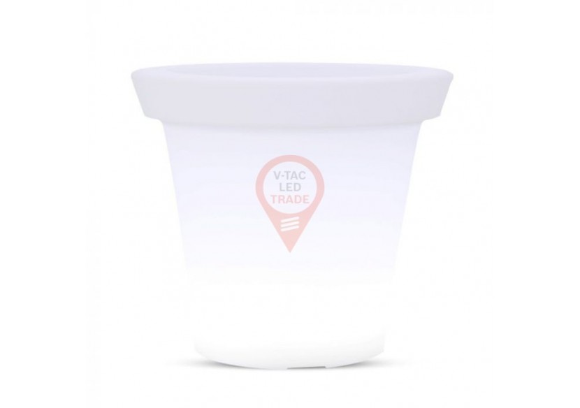 Pot lumineux LED RVB 35,5 x 32,5 cm.