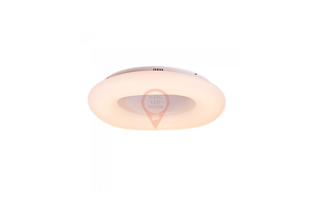 Suspension 22W Ronde Surface à Couleur Changeante Gradable Blanc D:300