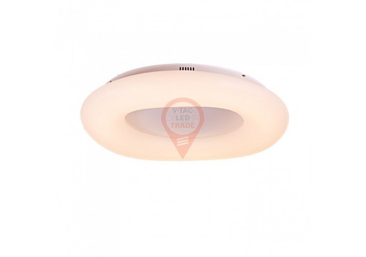 Suspension 80W Ronde Surface à Couleur Changeante Intensité Variable Blanc