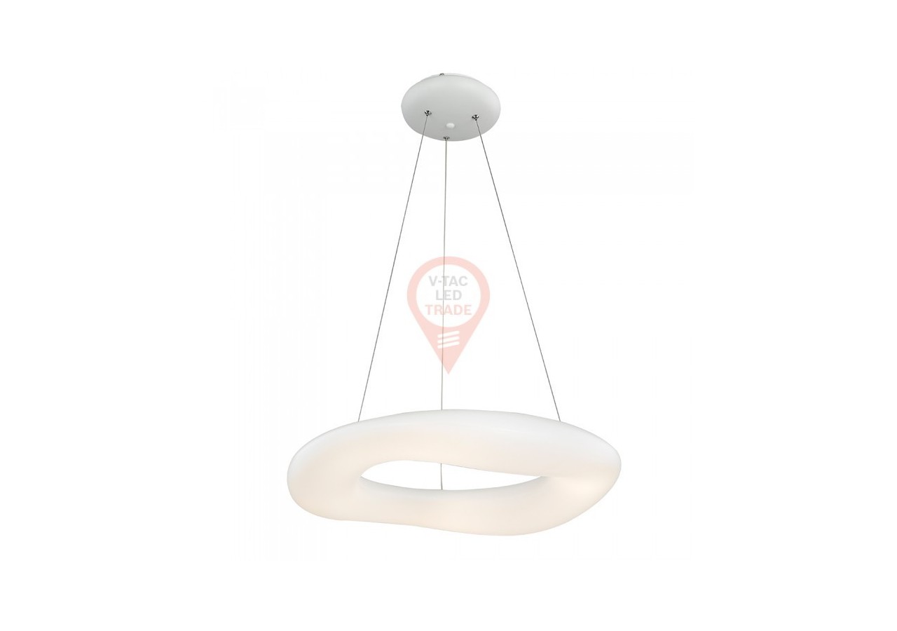 Suspension 82W Ronde Changement de Couleur D:750 Gradable Blanc