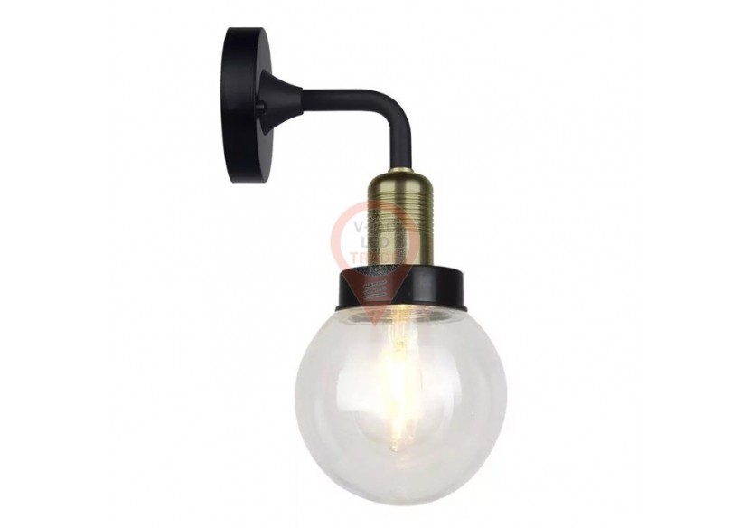 Applique Noir Mat Е27 Down IP65