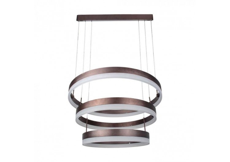 Lustre à lumière douce 92W, intensité variable, café 3000K