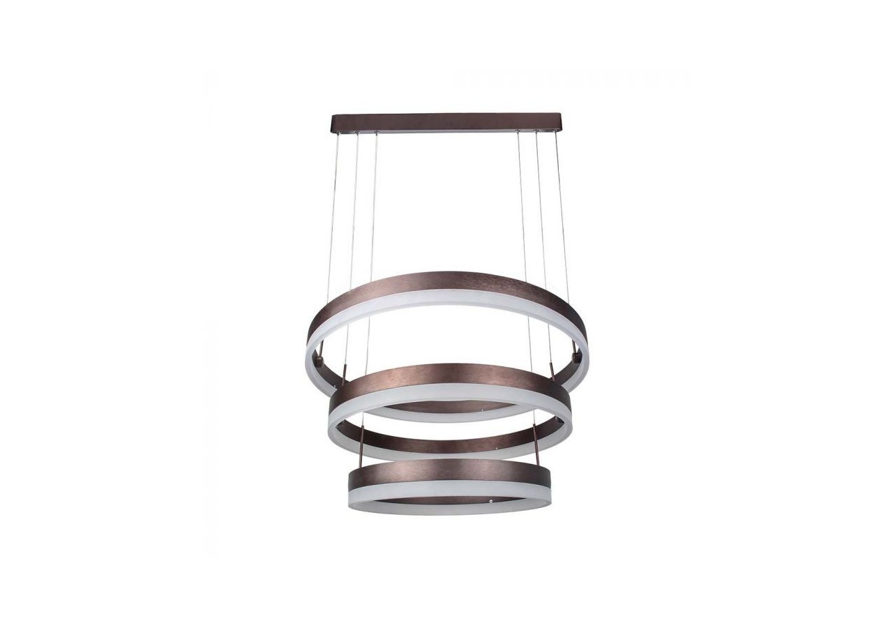 Lustre à lumière douce 92W, intensité variable, café 3000K