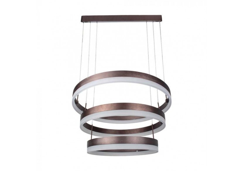 Lustre à lumière douce 92W, intensité variable, café 3000K