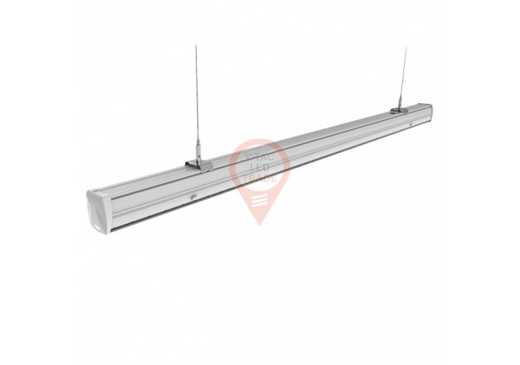 50W LED Linéaire Suivez Goulotte Double Lentille Asymétrique Blanc Naturel