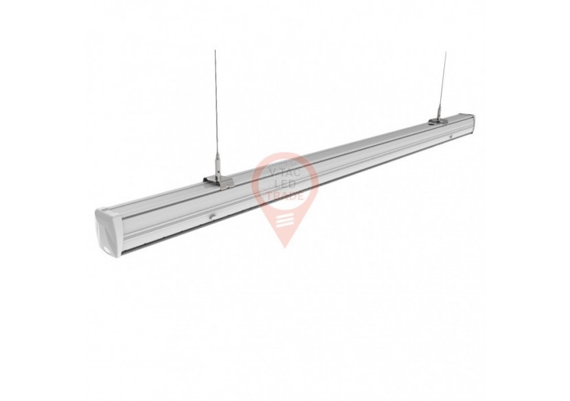 50W LED Linéaire Suivez Goulotte Double Lentille Asymétrique Blanc Naturel