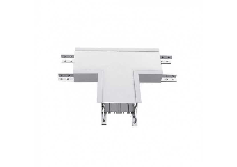 Connecteur en forme de T 12 W, corps argenté, 4 000 K