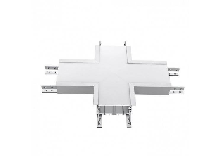 Connecteur en forme de X 16 W, corps blanc, 4 000 K