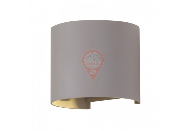 Applique 6W Corps Gris Rond...