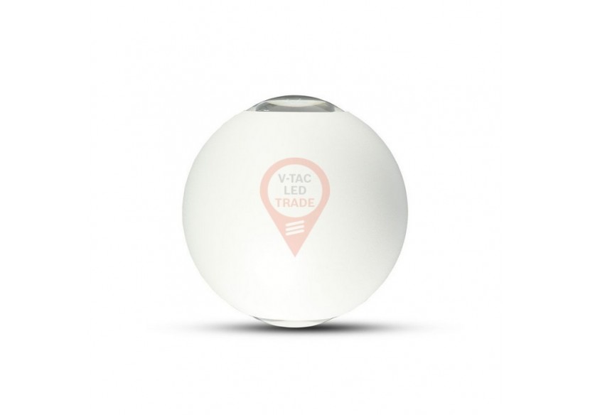 Applique Murale LED 6W Corps Blanc Rond IP65 4000K