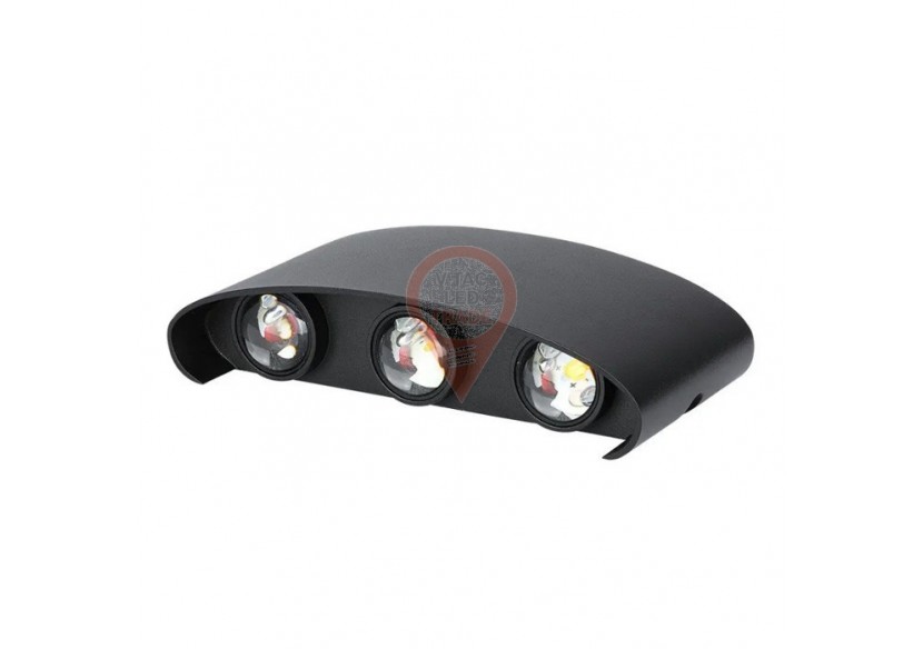 Applique LED 5W 3000K Sable Noir