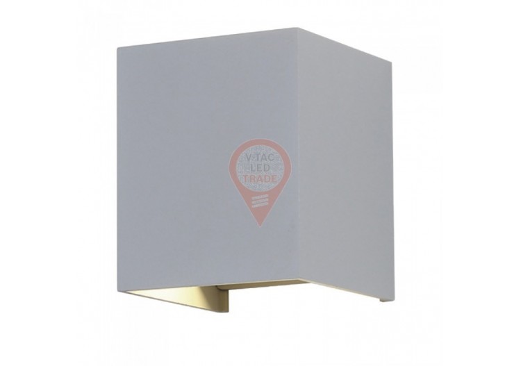 Applique LED 12W avec Chip Bridgelux Gris 4000K Carrée