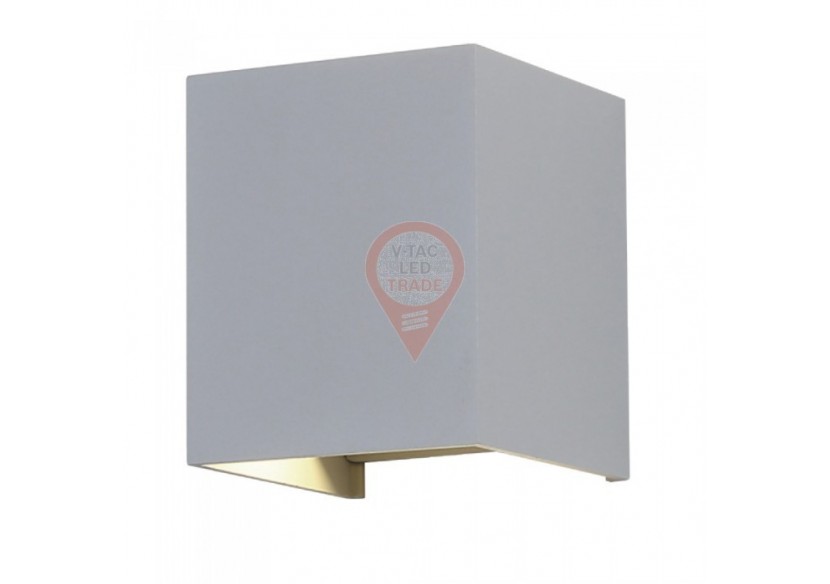 Applique LED 12W avec Chip Bridgelux Gris 4000K Carrée