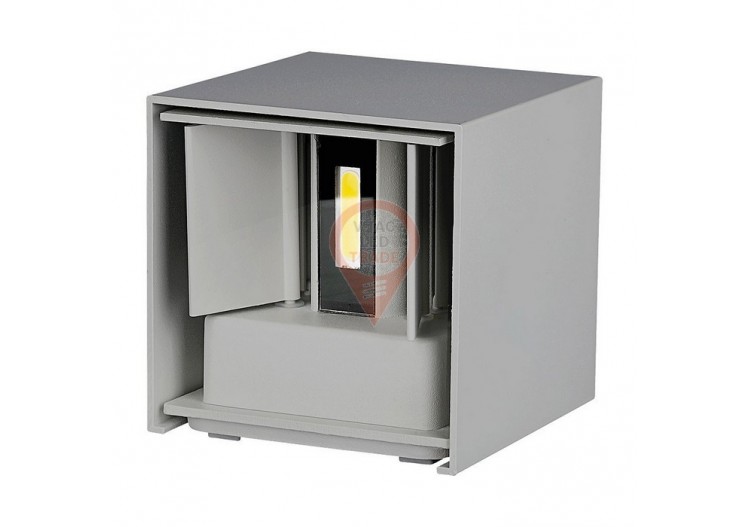 Applique LED 11W avec Chip Bridgelux Gris 3000K Carrée