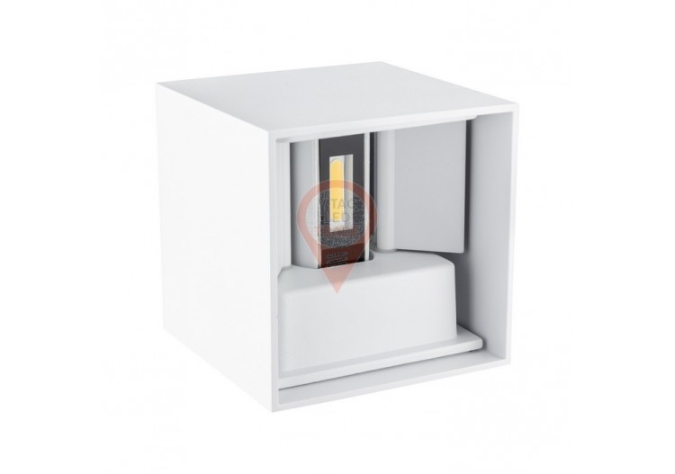 Applique LED 11W Bridgelux Chip Corps Blanc Carré 4000K