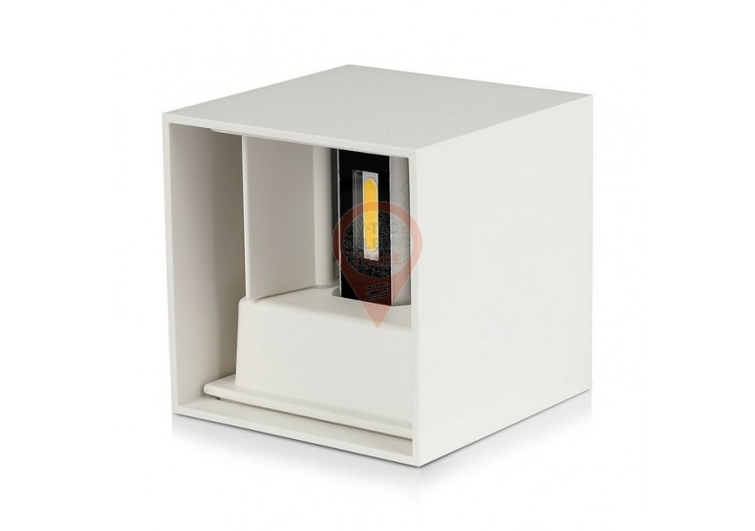 Applique LED 11W avec Chip Bridgelux Blanc 3000K Carré