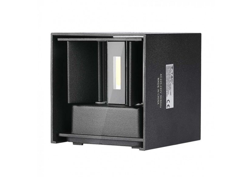 Applique LED 5W Bridglux Chip Corps Noir Carré IP65 4000K