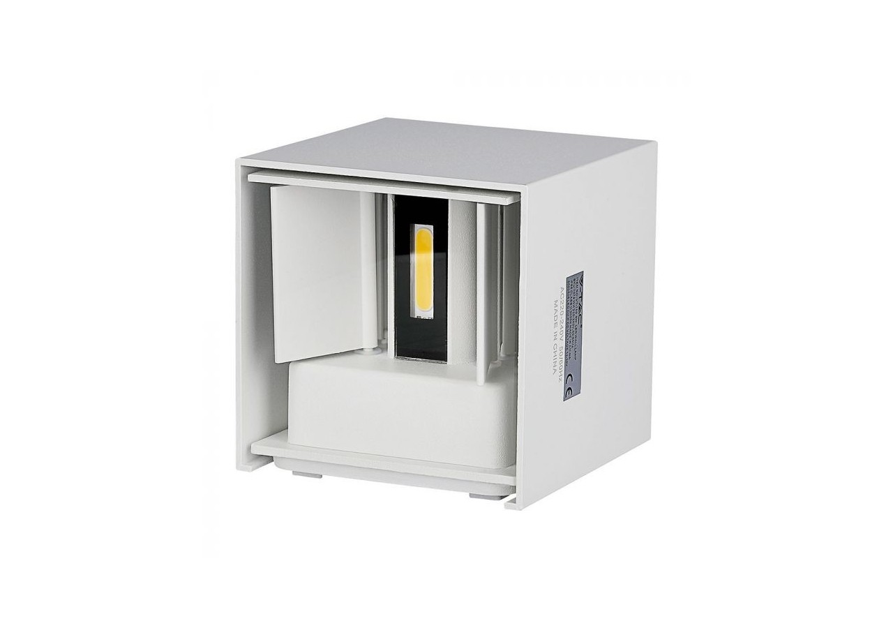 Applique 5W avec Chip Bridglux Corps Blanc Carré IP65 3000K