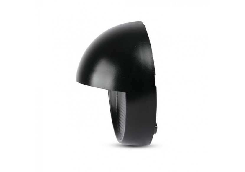 Lampe de Marche LED 3W Corps Noir Rond Blanc Chaud