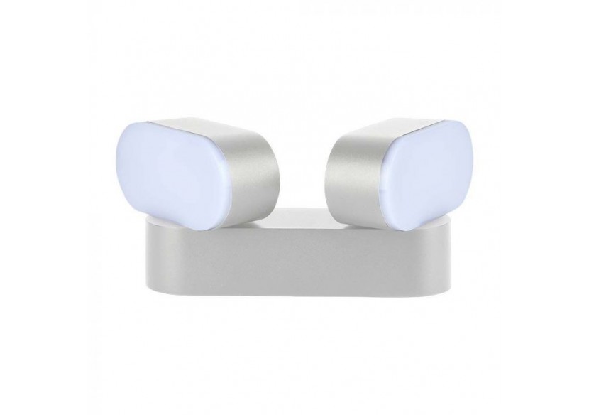 Applique Murale LED 12W Corps Blanc IP65 Mobile Blanc Chaud