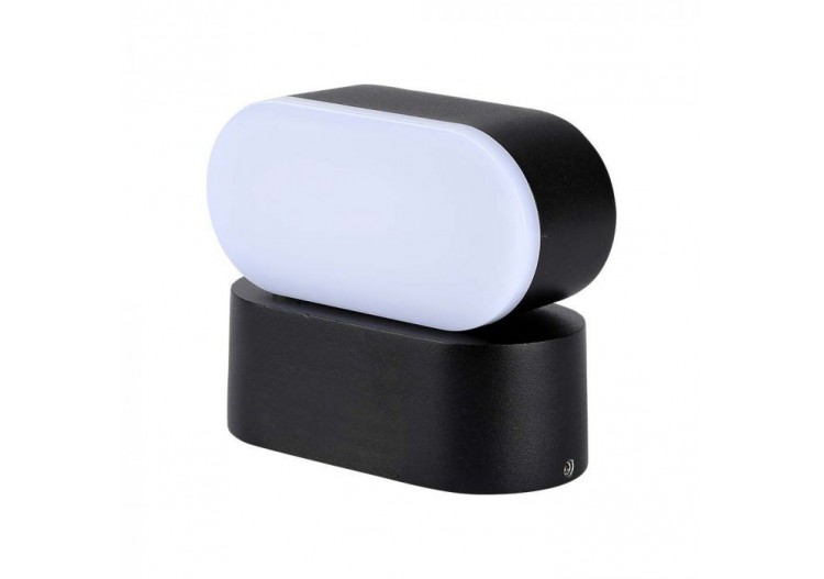 Applique Murale LED 6W Corps Noir IP65 Mobile Blanc Naturel