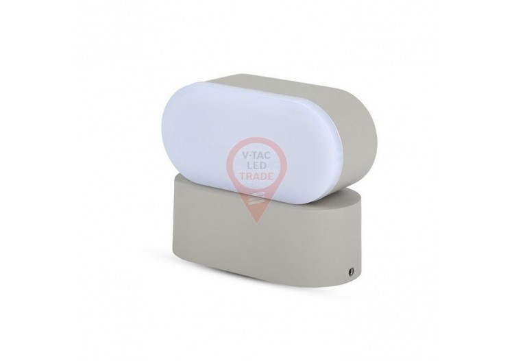 Applique Murale LED 5W Corps Gris IP65 Mobile 4000K