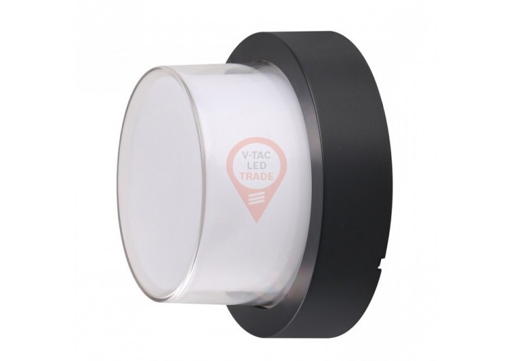 Applique Murale LED 12W Noire Ronde 3000K