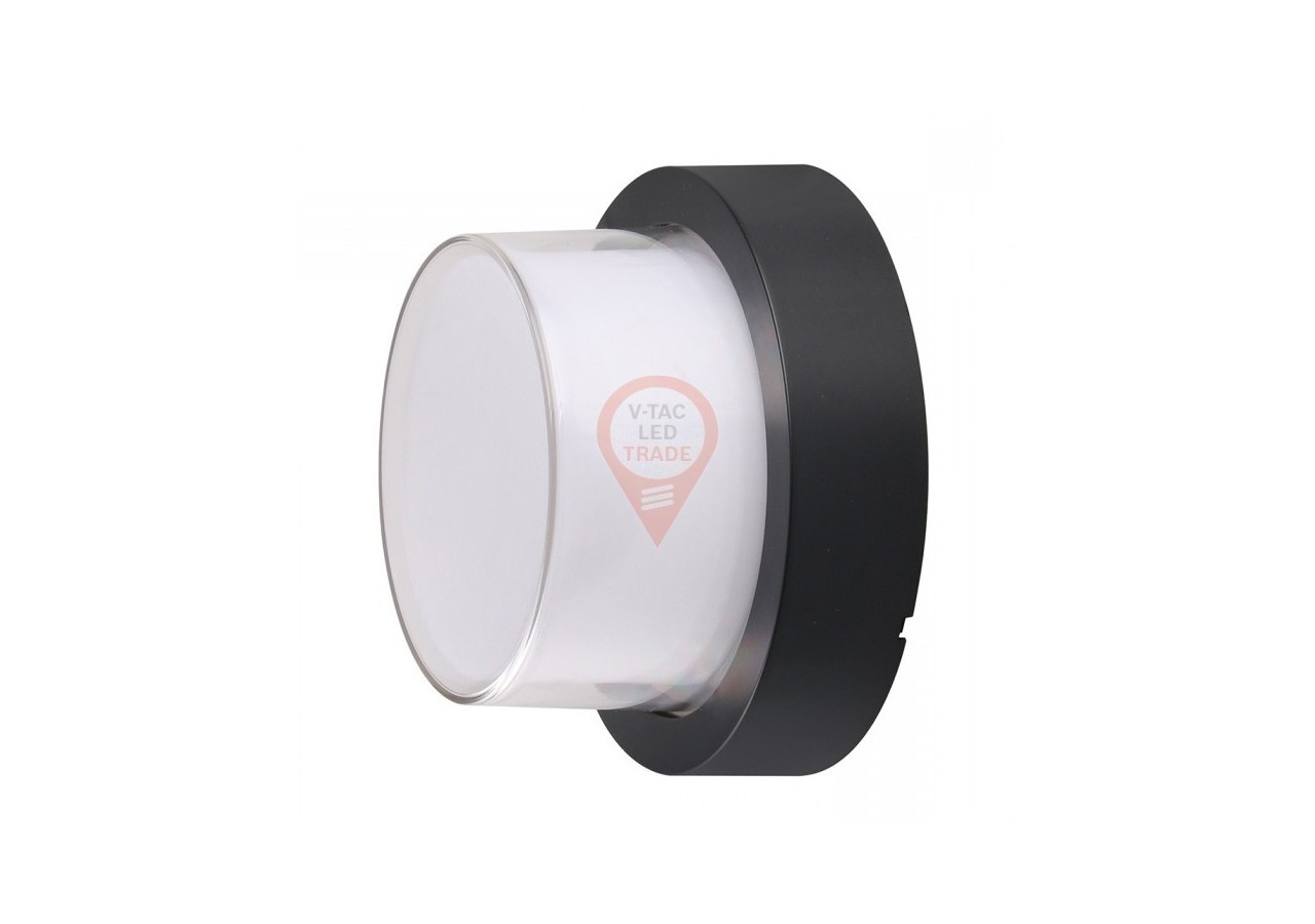 Applique Murale LED 12W Noire Ronde 3000K