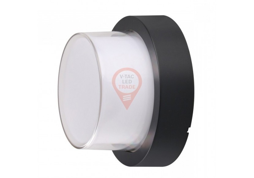 Applique Murale LED 12W Noire Ronde 3000K