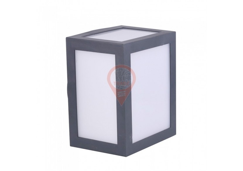 Applique Murale LED 12W Corps Gris Lumière Blanche