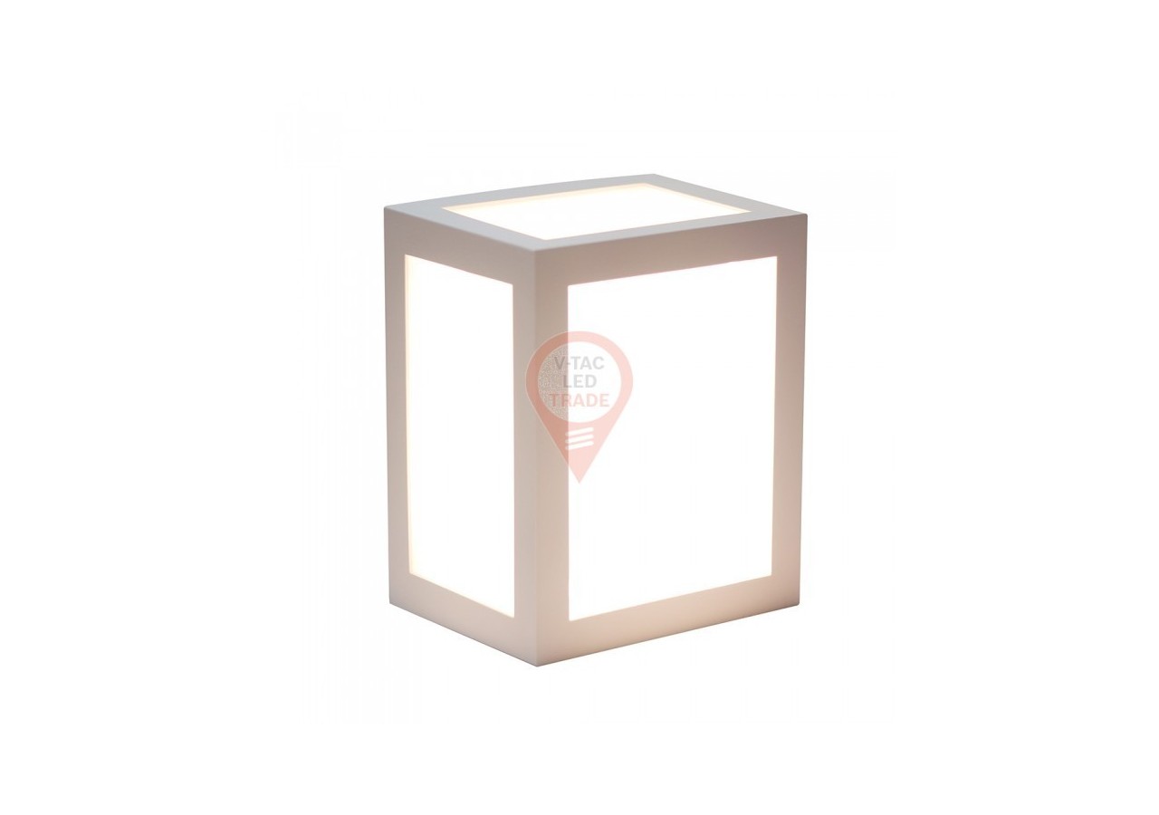 Applique Murale LED 12W Corps Blanc Blanc Chaud