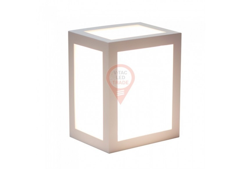 Applique Murale LED 12W Corps Blanc Blanc Chaud