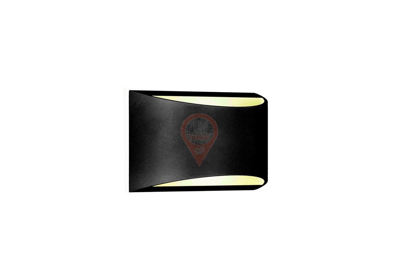 Applique LED 9W avec puce Bridgelux Corps Noir 4000K IP54