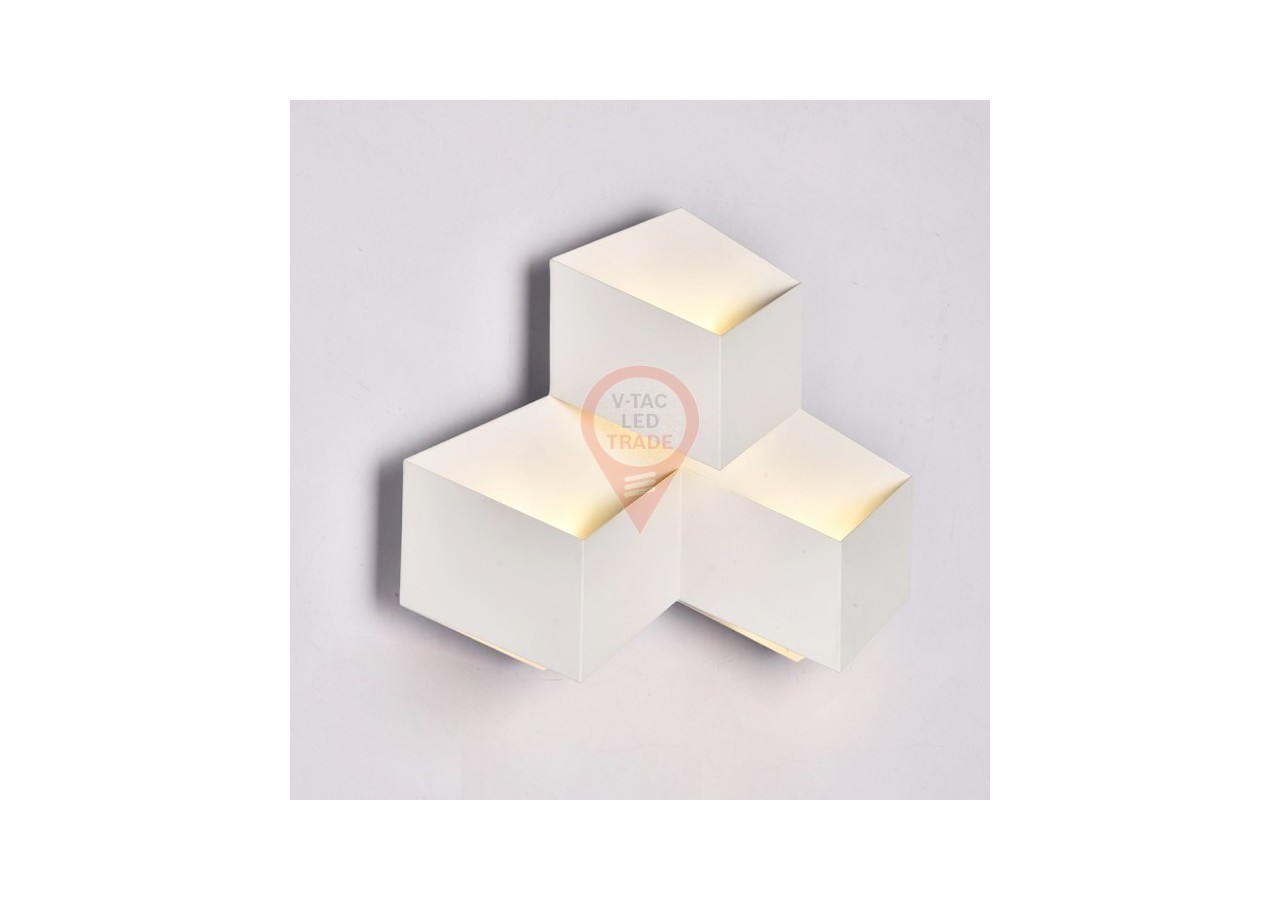 Applique Murale 9W Corps Blanc IP20 Blanc Naturel