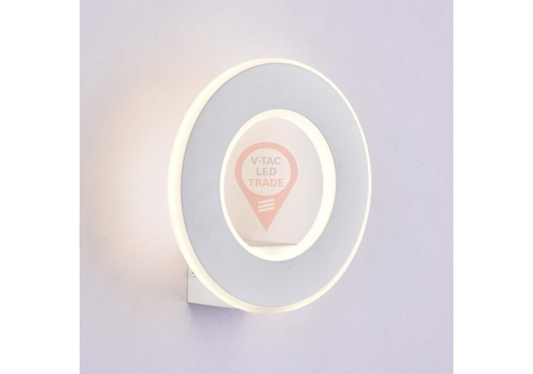 Applique Murale 9W Corps Blanc IP20 Blanc Chaud