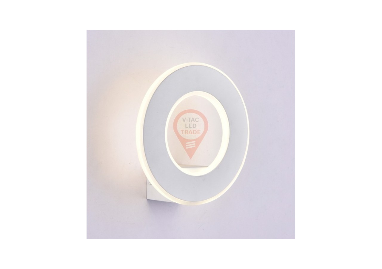 Applique Murale 9W Corps Blanc IP20 Blanc Chaud