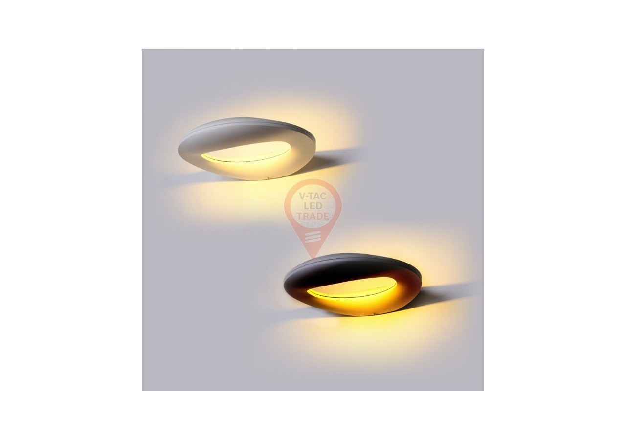 Applique Murale LED 10W Corps Blanc Blanc Chaud