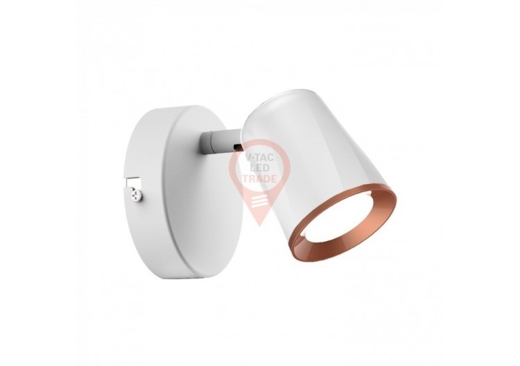 Applique Murale 6W Corps Blanc Blanc Chaud