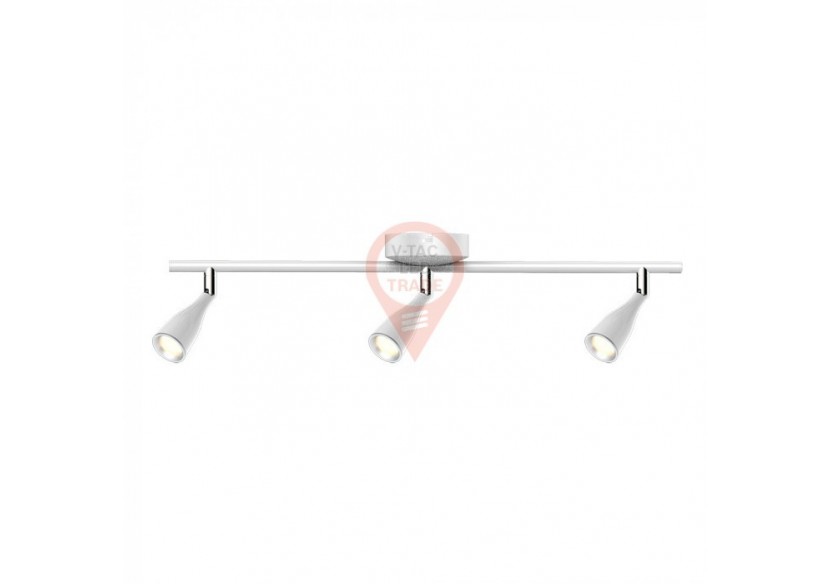 Applique Murale 3 x 4,5W Corps Blanc Blanc Naturel