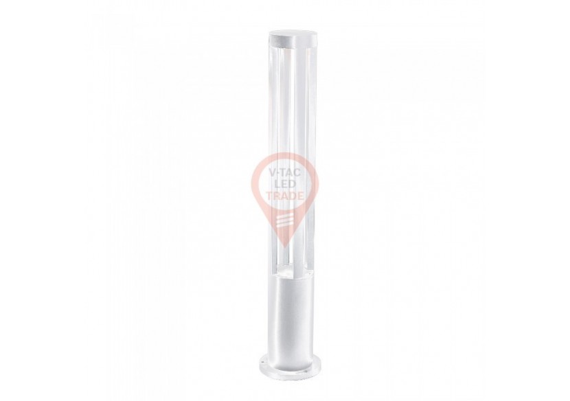 Applique Murale LED 10W Corps Blanc 80cm Hauteur 6400K