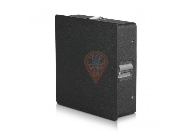 Applique Murale LED 4W Corps Noir Carré 3000K IP65