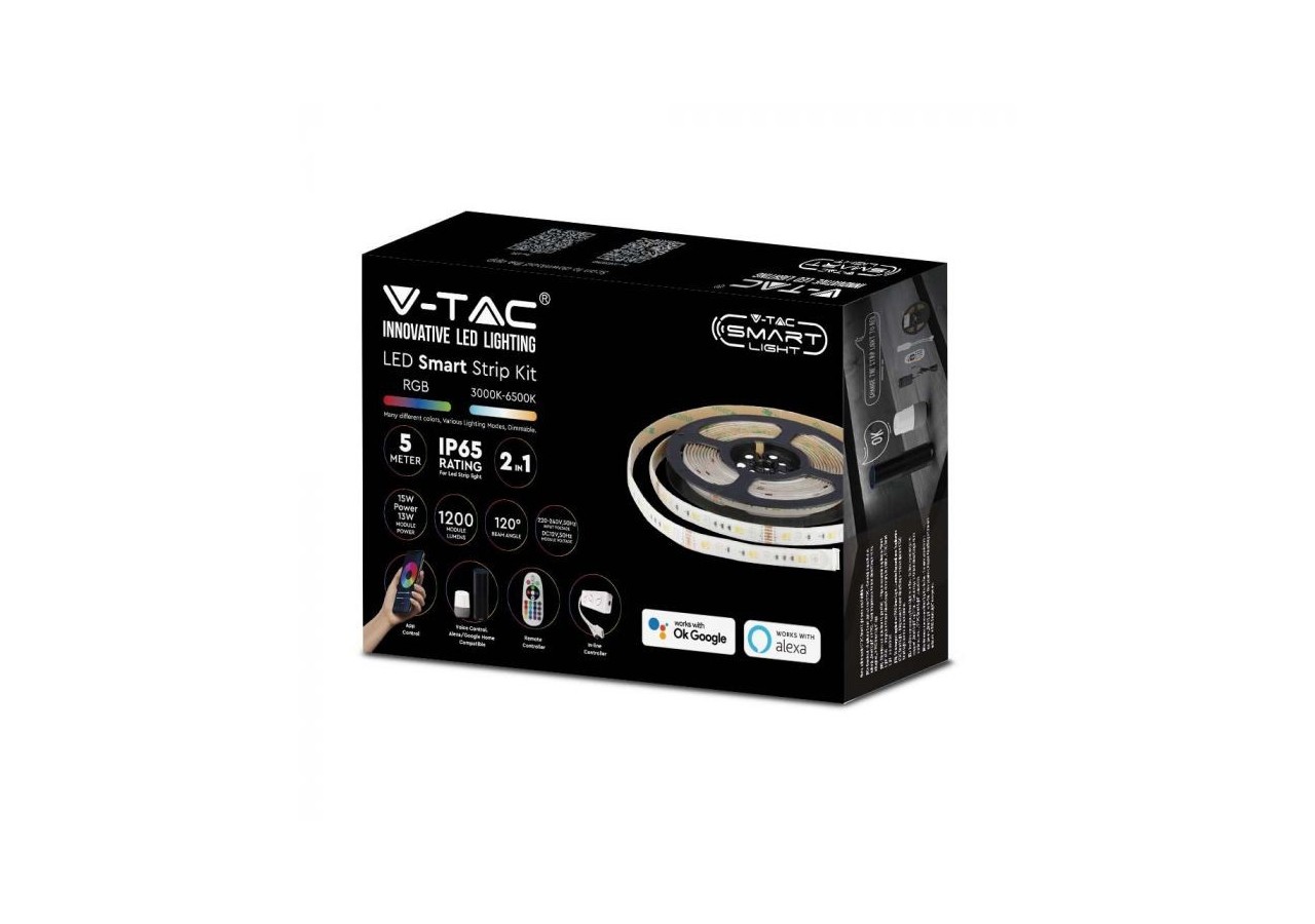 Kit Bande LED 90leds13W RGB + WW + CW TUYA Wifi Intelligent